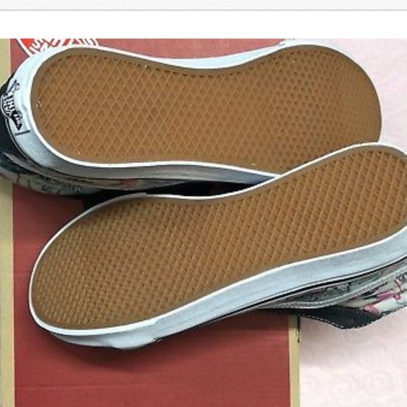 Vans Sk8 Hi Slim Tropical Multi White Floral Shoes - Picture 5 of 7